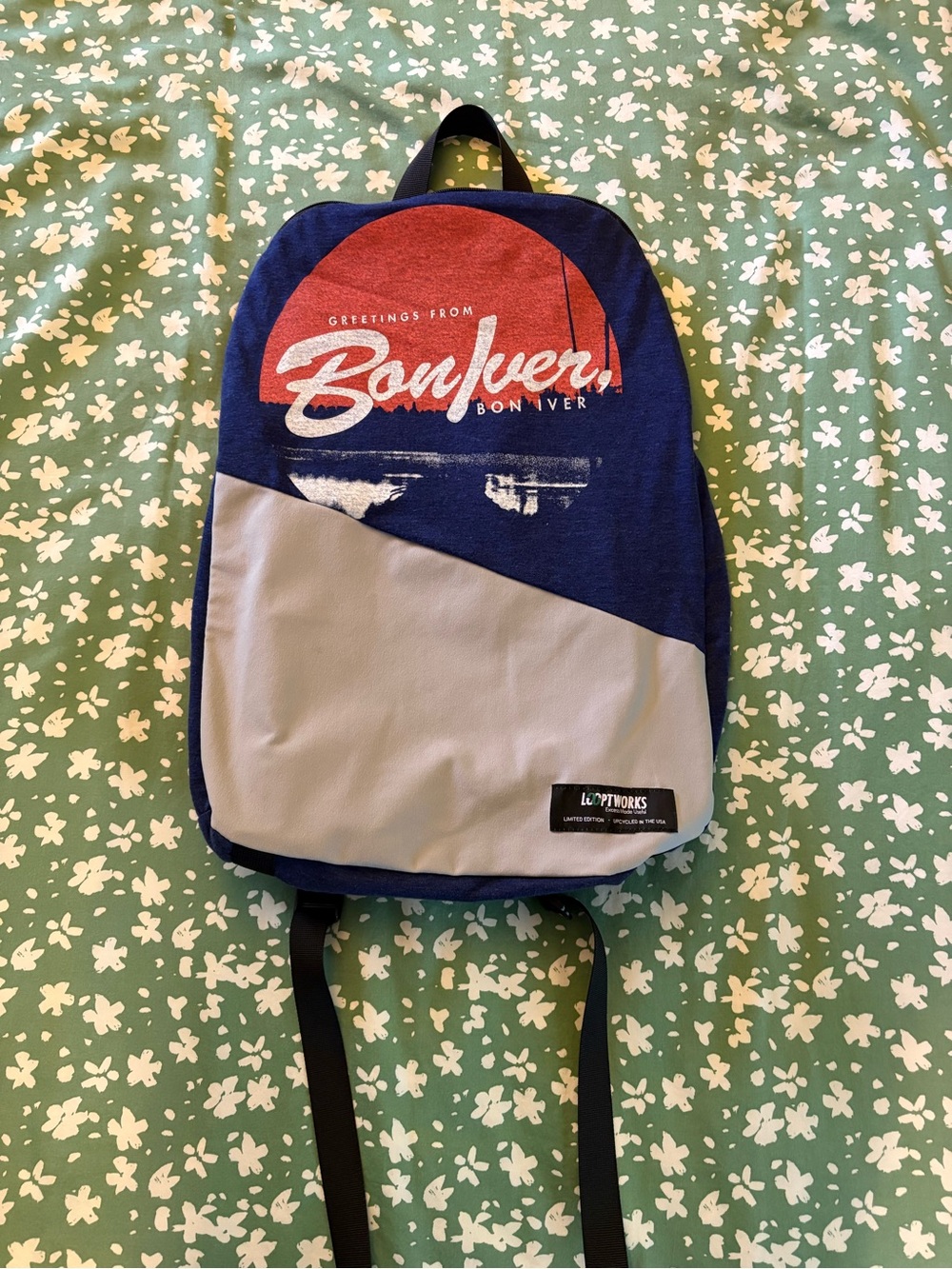 Bon Iver Looptworks up cycled backpack. Limited edition!